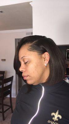 Natural sew in bob