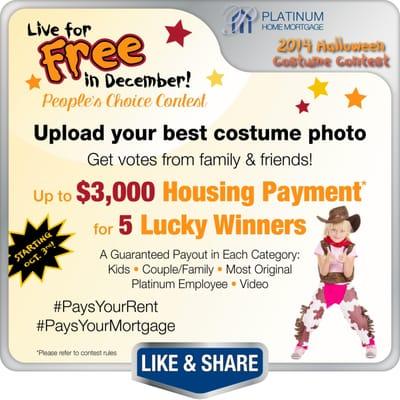 Have a great costume this year? Enter our People's Choice Costume Contest = Most Likes Wins!...