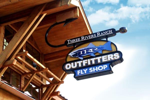 The biggest hook in Idaho.  TRR Outfitters Fly Shop in Eagle.