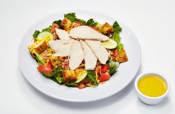 Chicken Salad on Greens