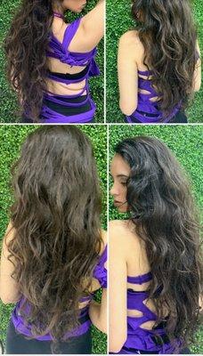 Long layers Cut for waves Hair Model is from Brazil