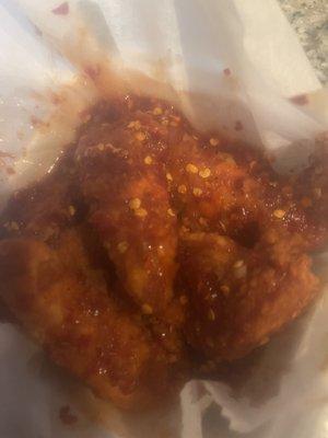 Pound Boneless Wings Honey Hot