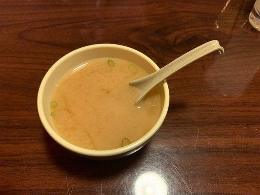 Miso soup. Delicious!