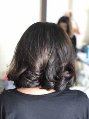 Curly Blow out