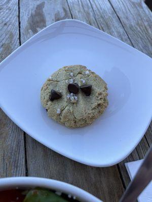 salted chocolate chip cookie