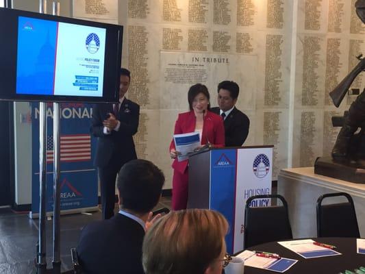 AREAA- Asian Real Estate Association of America Chairwoman Carmen Chong, Nick Pham and Tim Hur