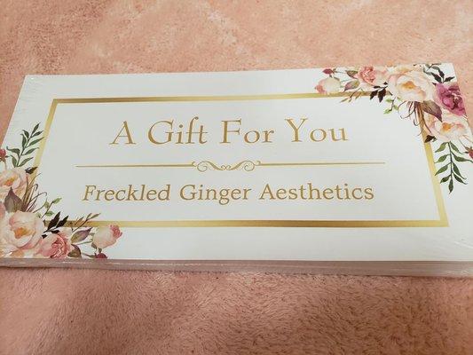 Gift Certificates Available