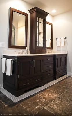 brentwood, tennessee bathroom designed by cke interior design of nashville, tn