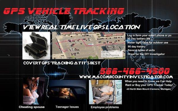 Michigan Investigation services - GPS Vehicle Tracking