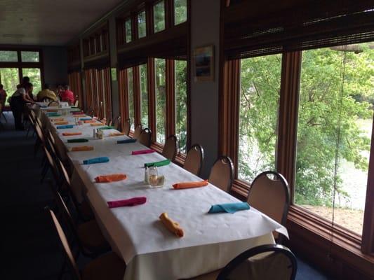 Downstairs dining room