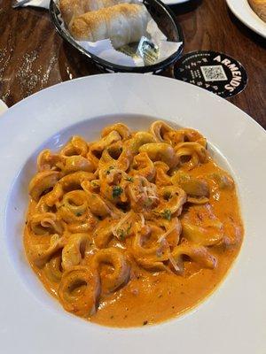 Meat Tortellini with Aurora Sauce