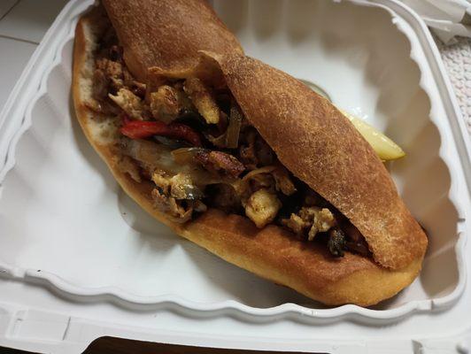 Classic chicken cheese steak - takeout