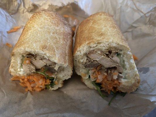 5 spice chicken banh mi.