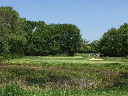 Par 3, 13th Hole along the Sudbury River