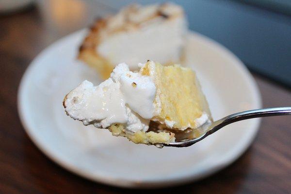 The pie had a nice balance of lemon and sweet.