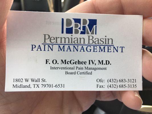 Periman Basin Pain Management