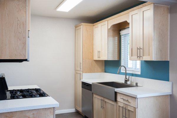 Newly renovated kitchen at Yorba Linda Pines & Villas