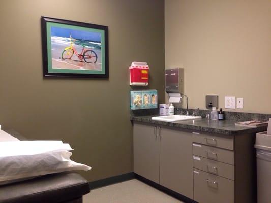 One of the exam rooms