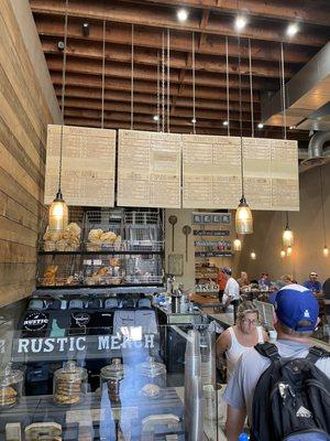 Order counter & menu board