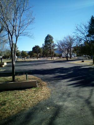 Campsite at Circle B RV park in Ruidoso NM