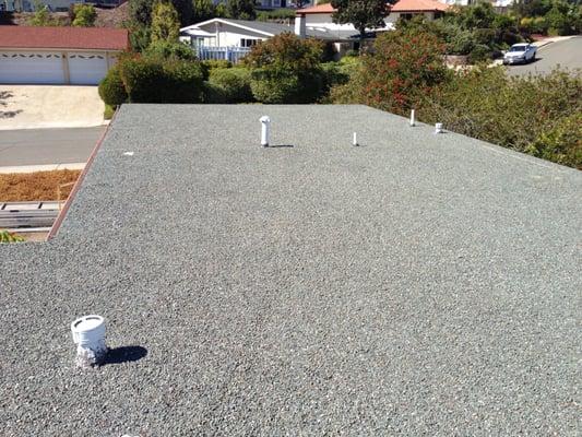 Flat roof repair and re-roof