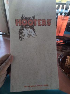 Menu cover