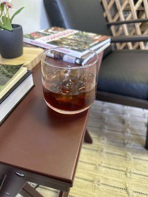 Smoke old fashion cold brew