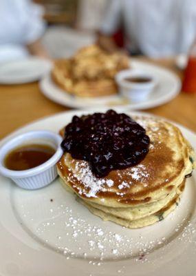 Blueberry Pancakes.