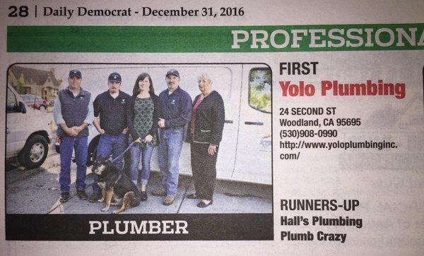 Your number one plumbing team.