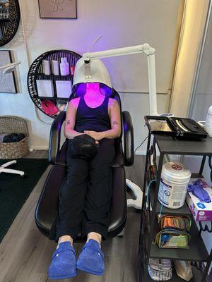 LED red light therapy