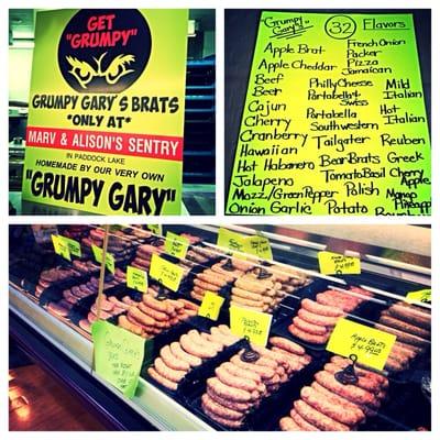 Come in and see "Grumpy Gary" celebrating 32 years of brat making at the same location.