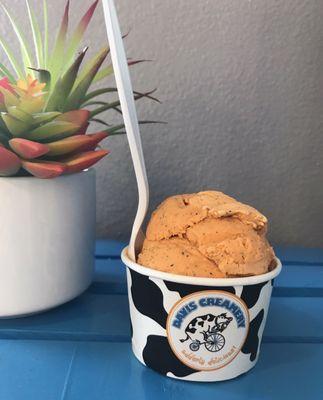 Thai tea ice cream!