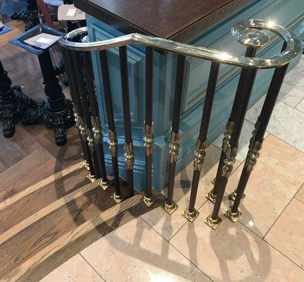 Custom Brass handrail