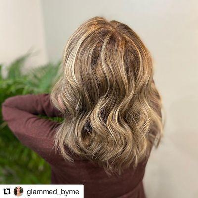 Balayage and root color