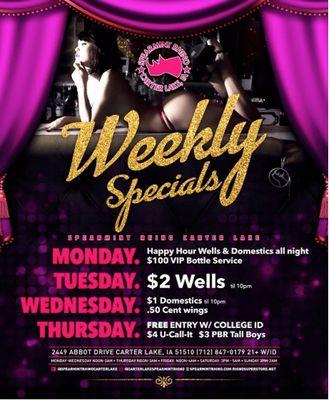 Weekly Specials