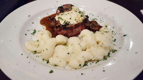 Steak and potatoes