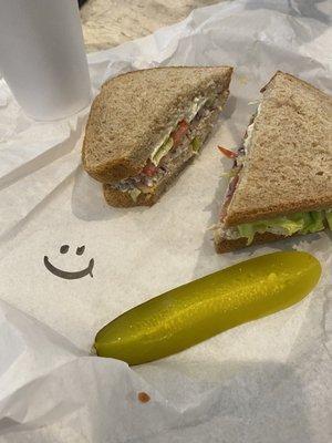 Love the little smile she adds to every sandwich order I've gotten