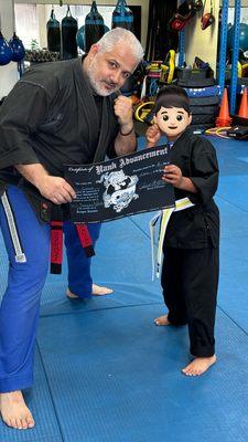 First promotion for our son :)