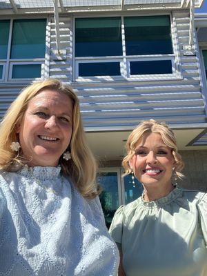 Nikki Bown and Barbara Finlinson in front of Utah Legal Estate