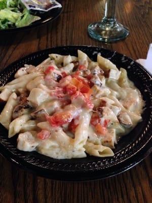 $13 chicken penne pasta.