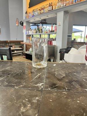 Empty beer