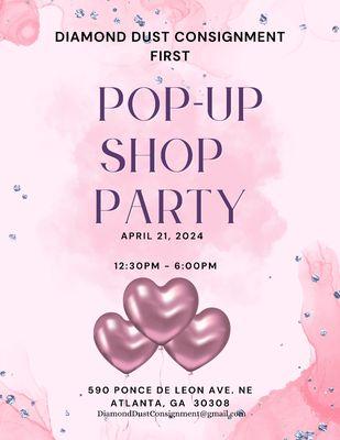 Come out and shop with us and other local vendors!