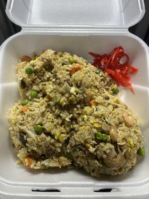 Fried rice big portion for only $13