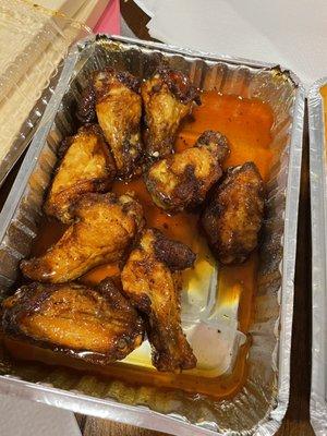 Hot honey wings