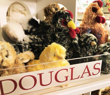 Douglas Cuddle toys...just one of the many New England companies represented on our shelves.