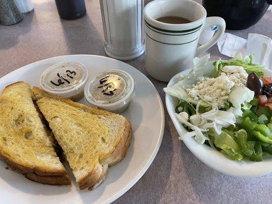 Crab cake melt