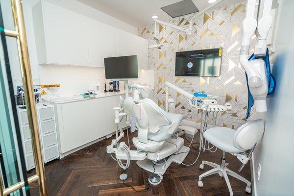 Modern, clean, highly esthetic dental office