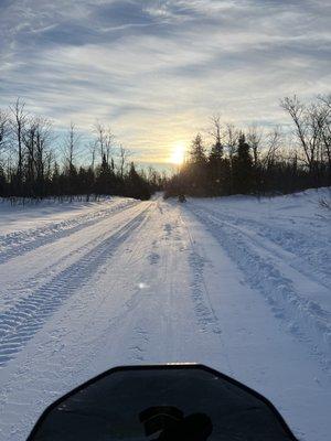 Trails near Lac La Belle, MI