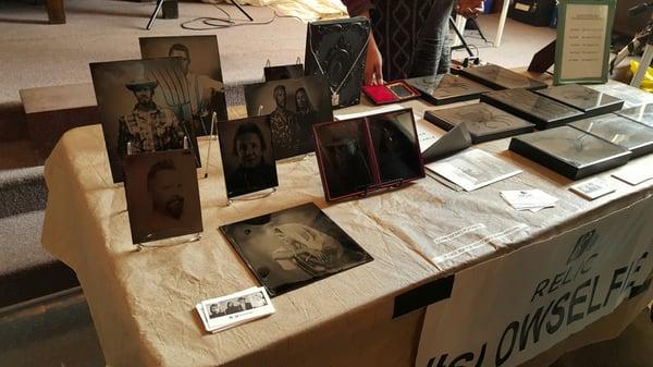 Tin Type photo booth! Whaaaa? Stop by and check it out!