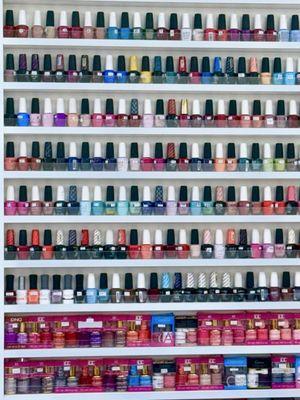 Nail Polish | One of the nail polish walls